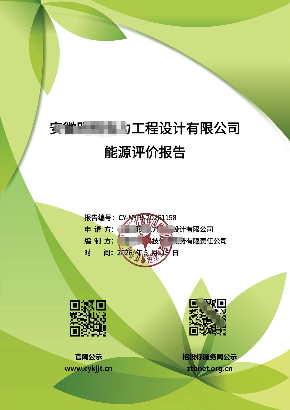 能源评价报告